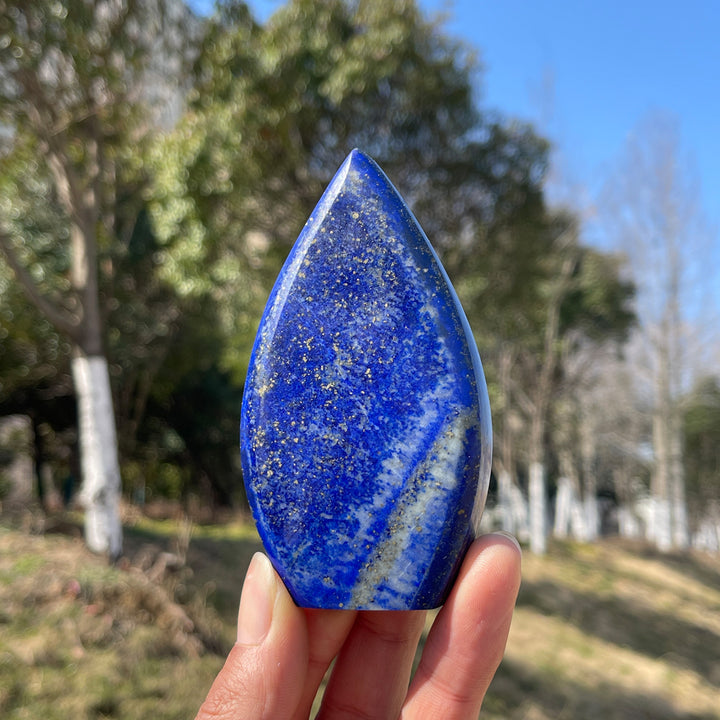 Natural Crystal Lapis Lazuli Teardrop