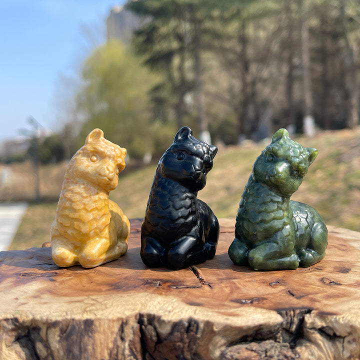 Natural Crystal Carving Alpaca