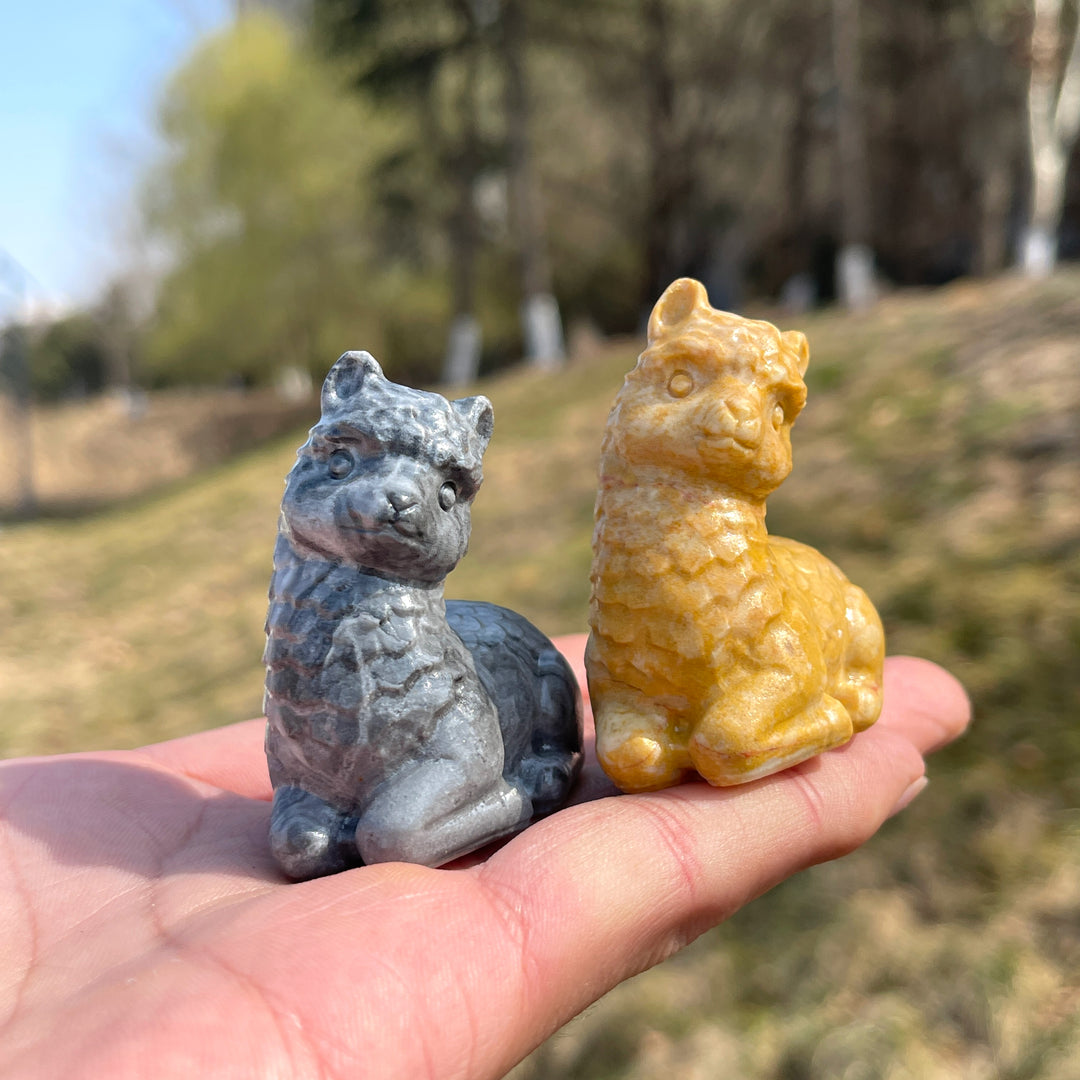 Natural Crystal Carving Alpaca