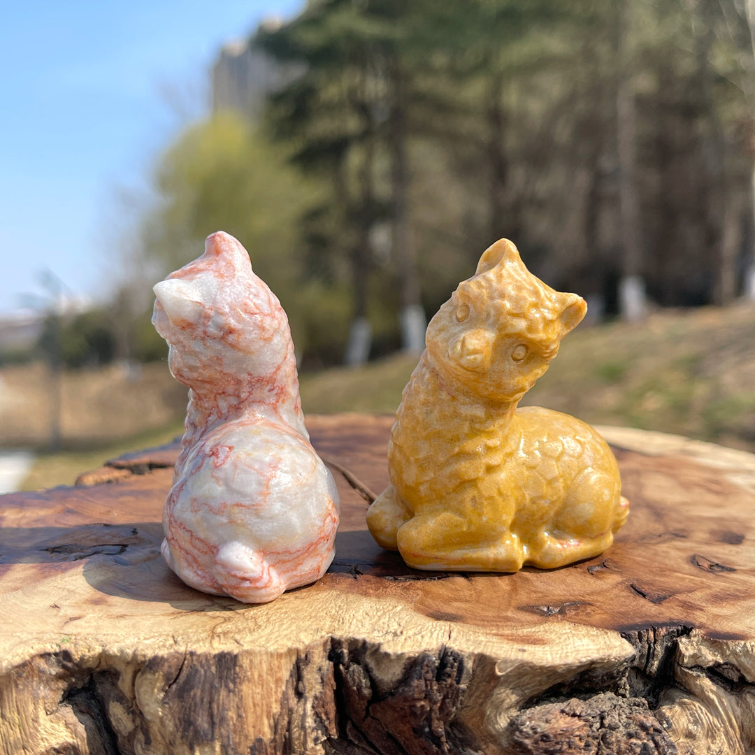 Natural Crystal Carving Alpaca