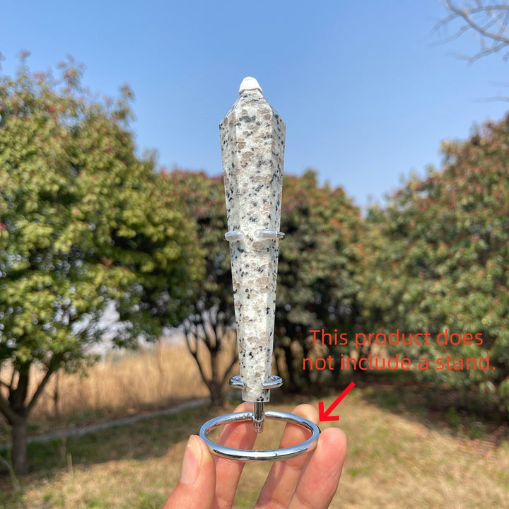 Natural Crystal Kiwi Jasper Wand