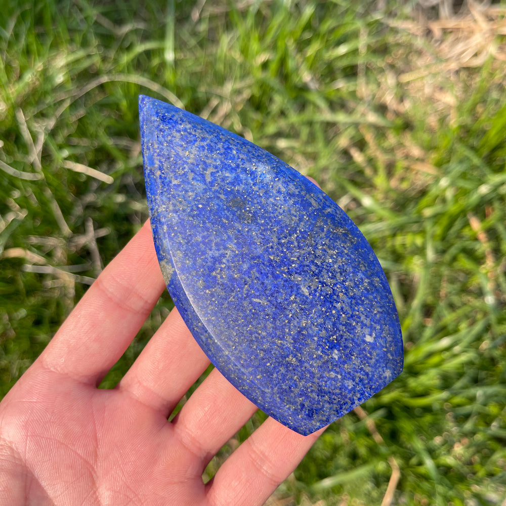 Natural Crystal Lapis Lazuli Teardrop