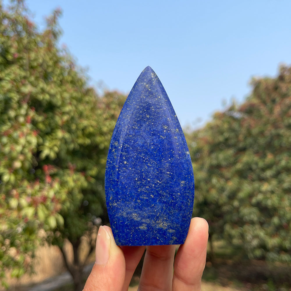 Natural Crystal Lapis Lazuli Teardrop