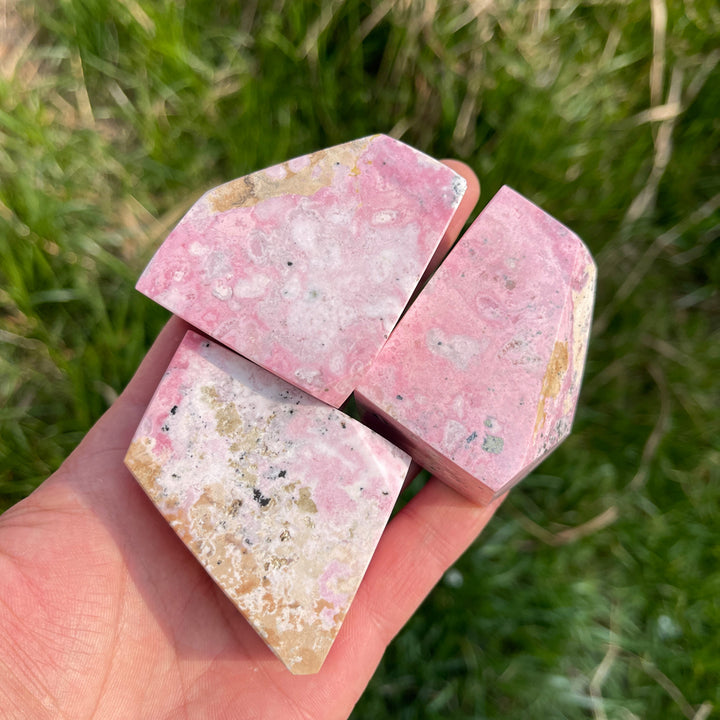 Natural Crystal Peruvian Rhodonite Freeform