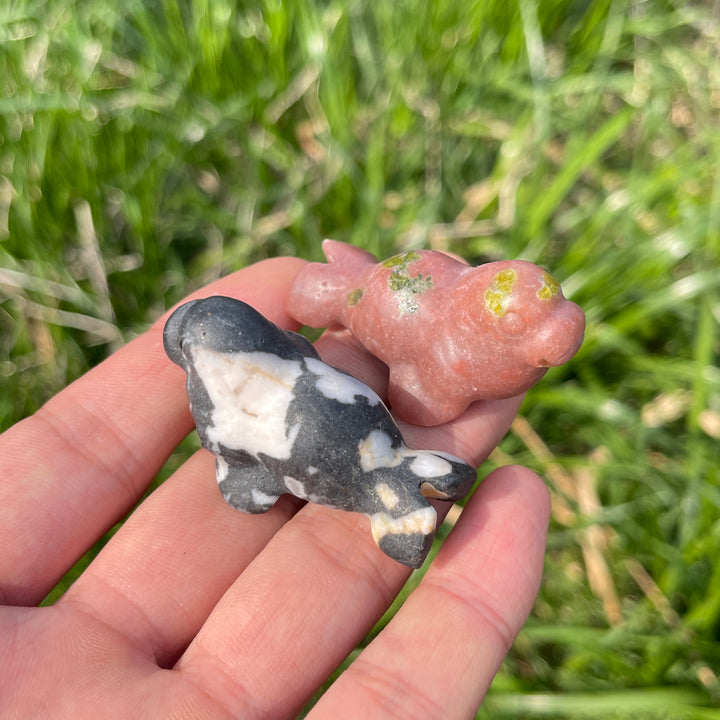 Natural Crystal Carved Mini Seal