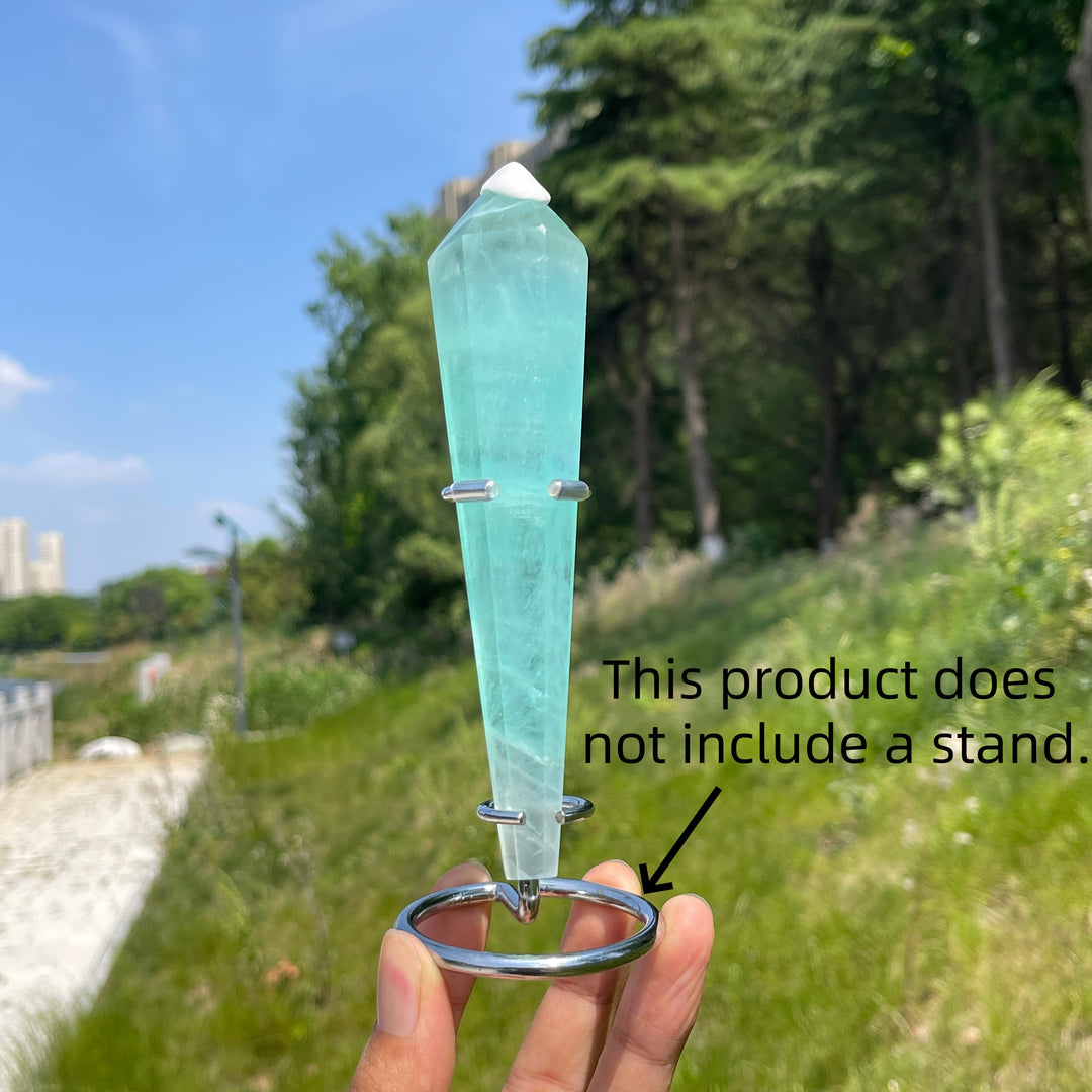 Natural Crystal Green Fluorite Wand
