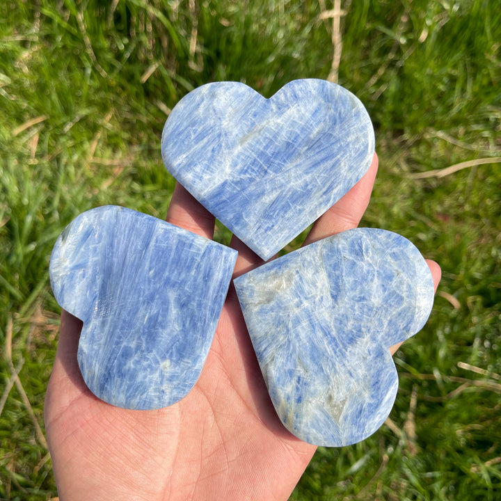 Natural Blue Kyanite Heart