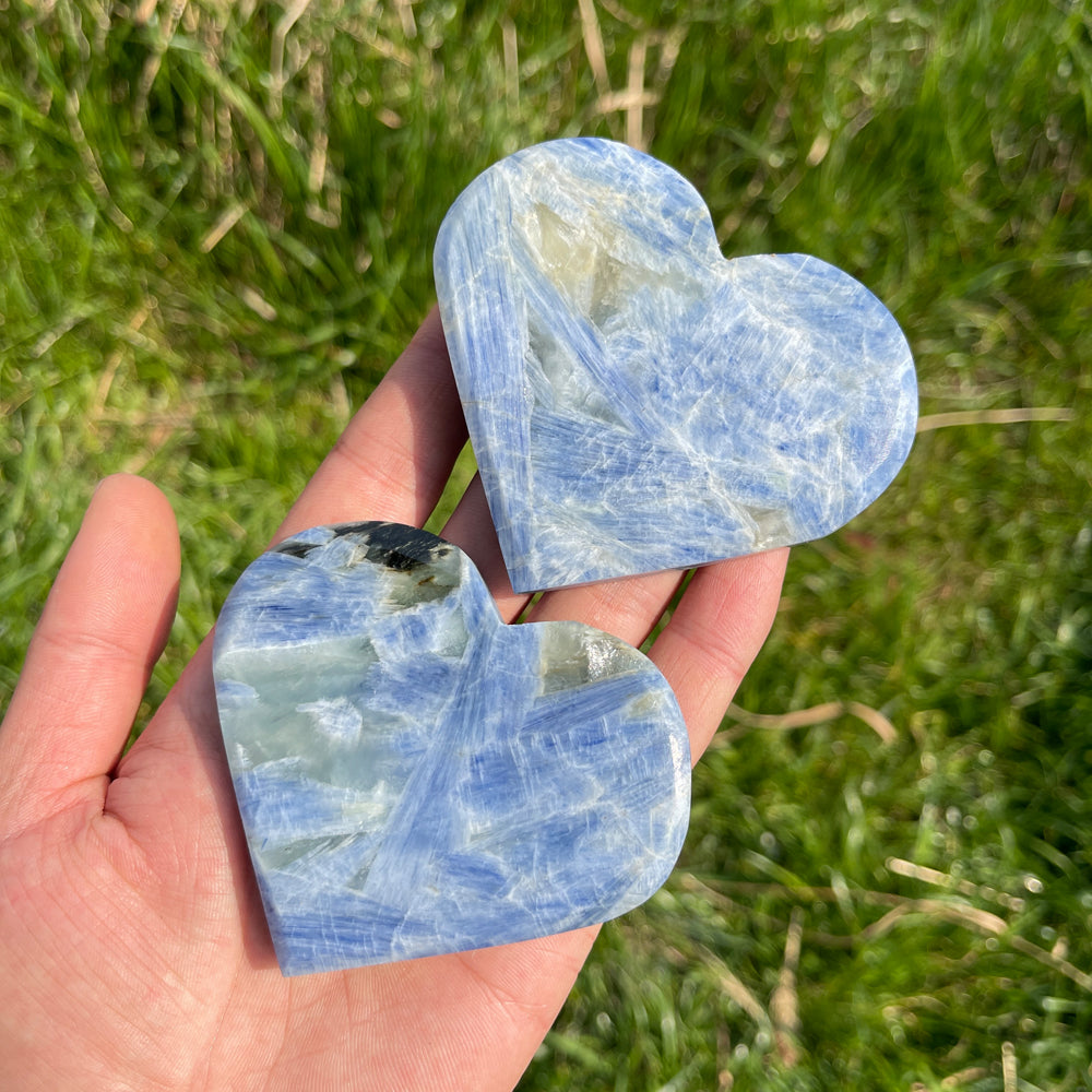 Natural Blue Kyanite Heart