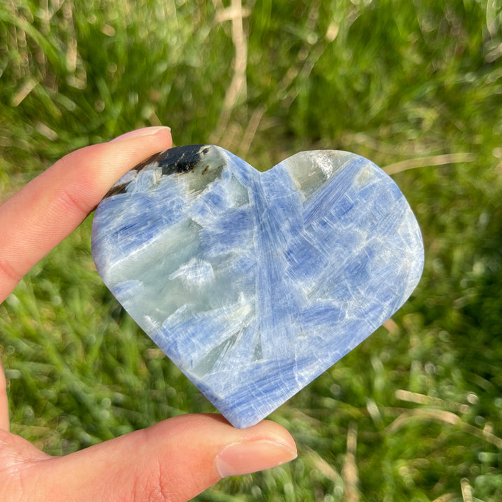 Natural Blue Kyanite Heart