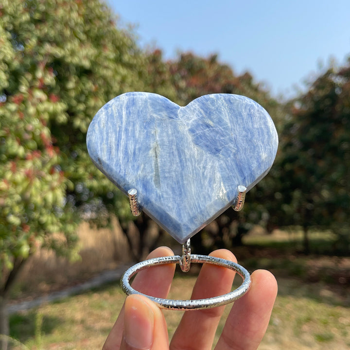 Natural Blue Kyanite Heart