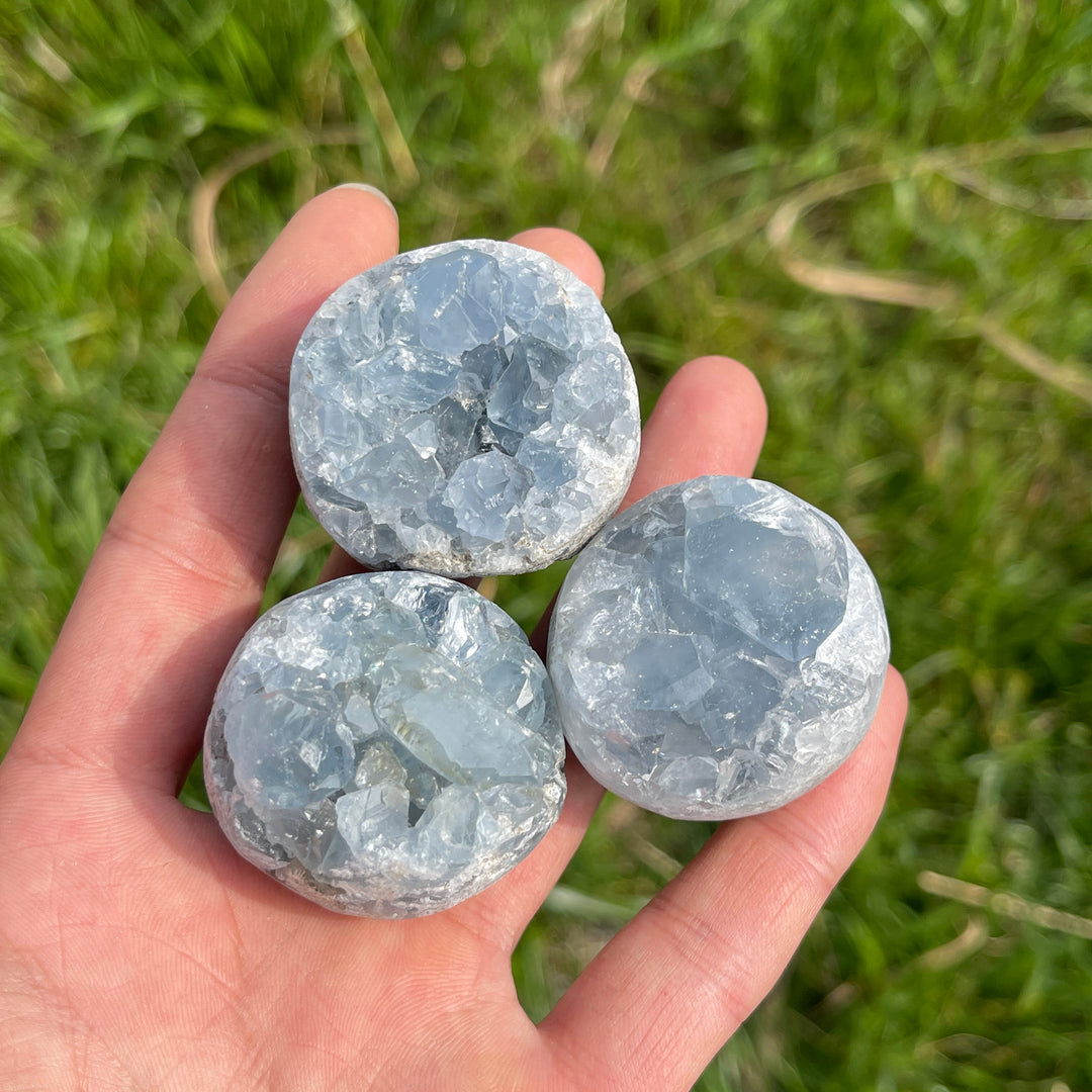 Natural Celestite Egg