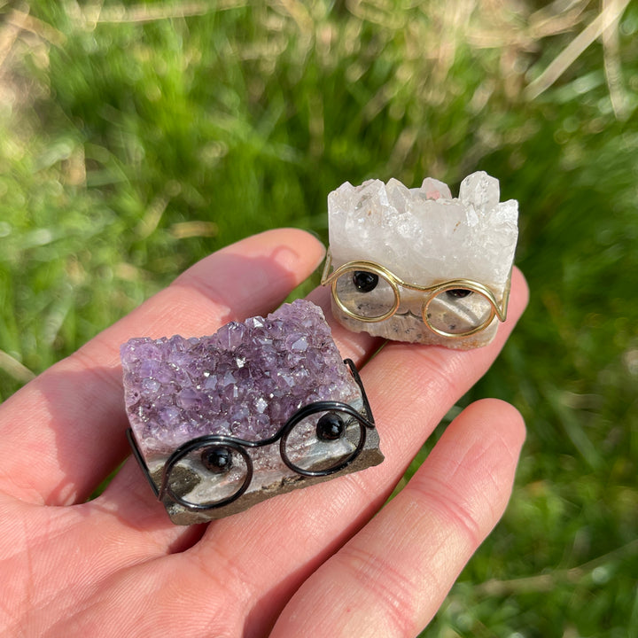 Kristallbaum mit Rohstein