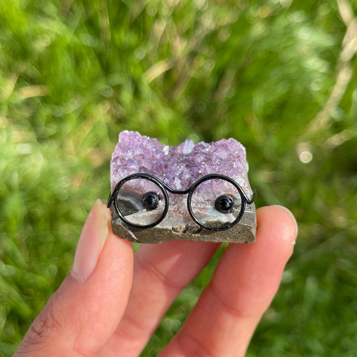 Kristallbaum mit Rohstein