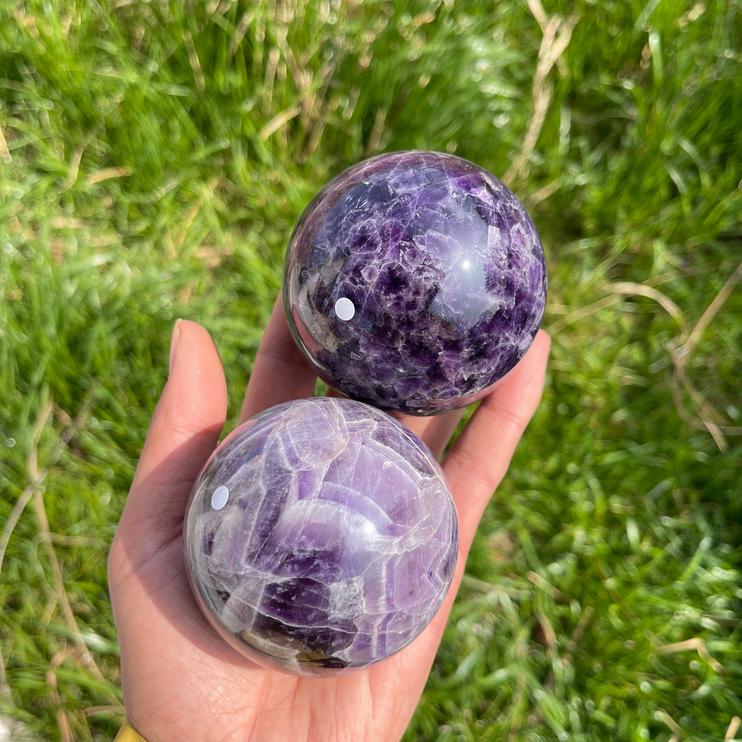 Imperfect,Natural Crystal Dream Amethyst Sphere