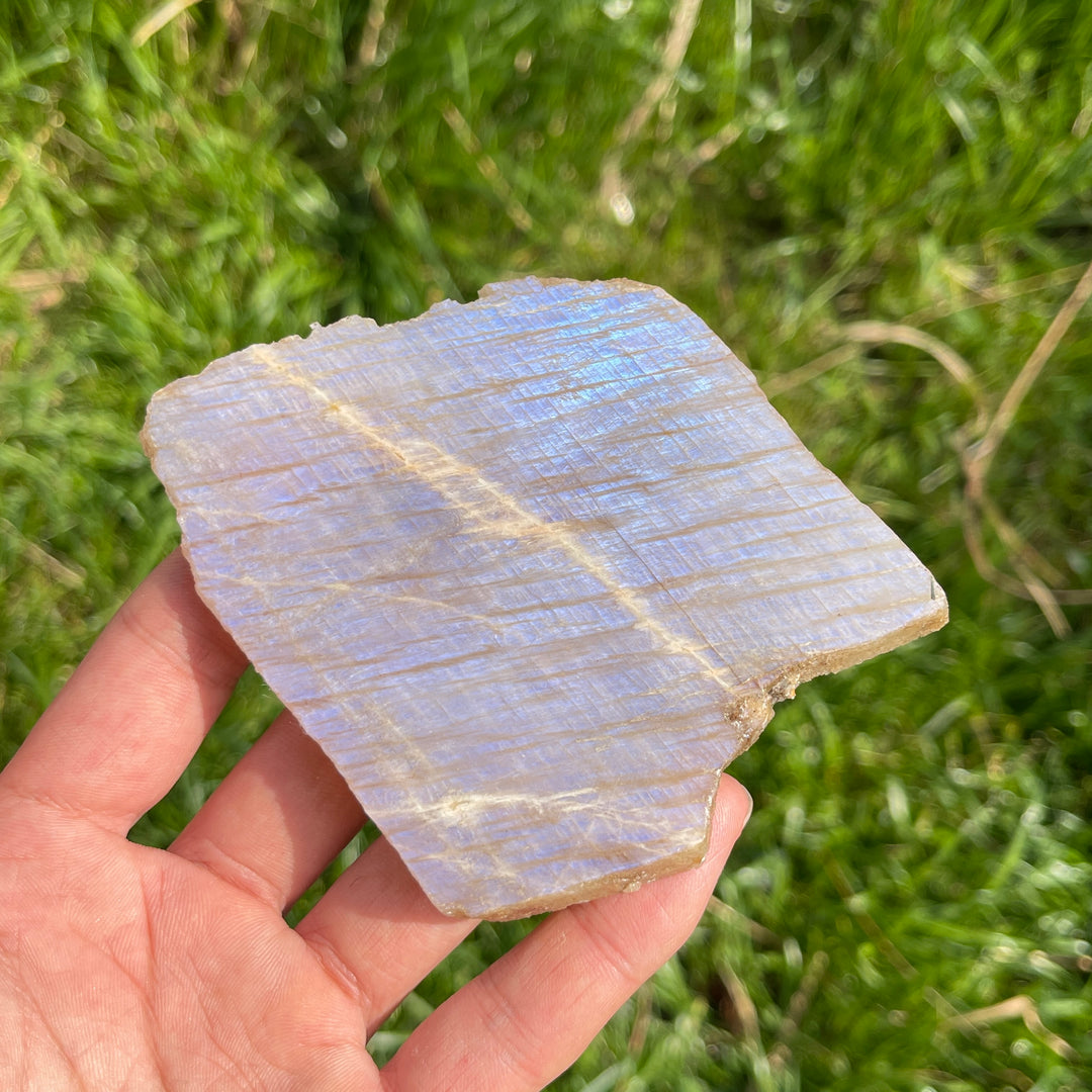 Natural Moonstone Slices
