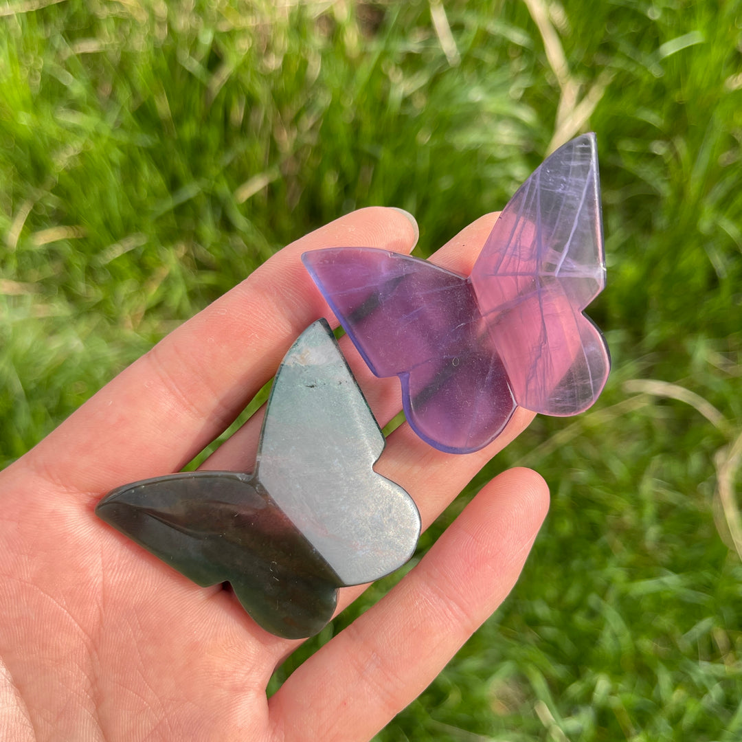 Natural Crystal Carved Beautiful 3D Butterfly