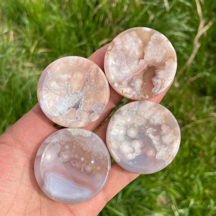 Natural Crystal Flower Agate Bowl