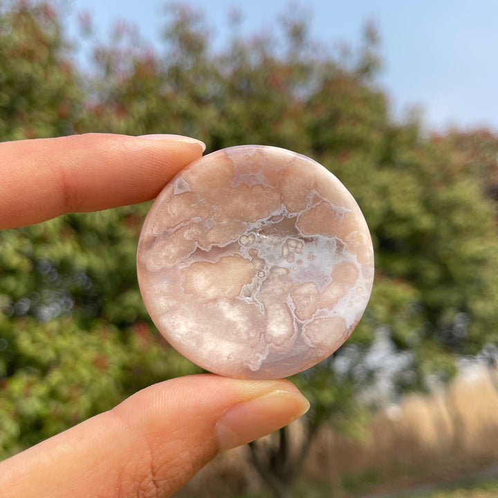 Natural Crystal Flower Agate Bowl