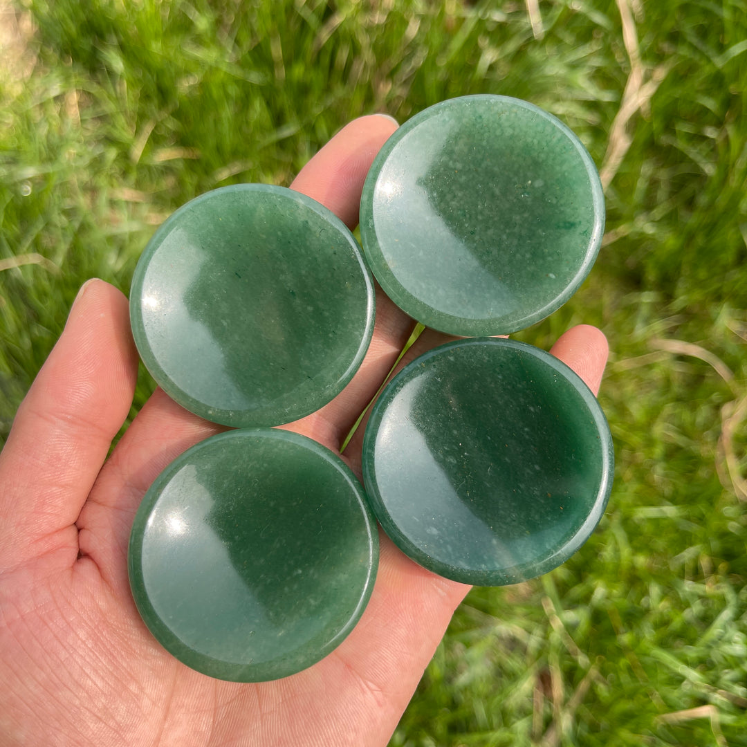 Natural Crystal Green Aventurine Round Bowl