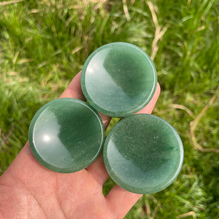 Natural Crystal Green Aventurine Round Bowl