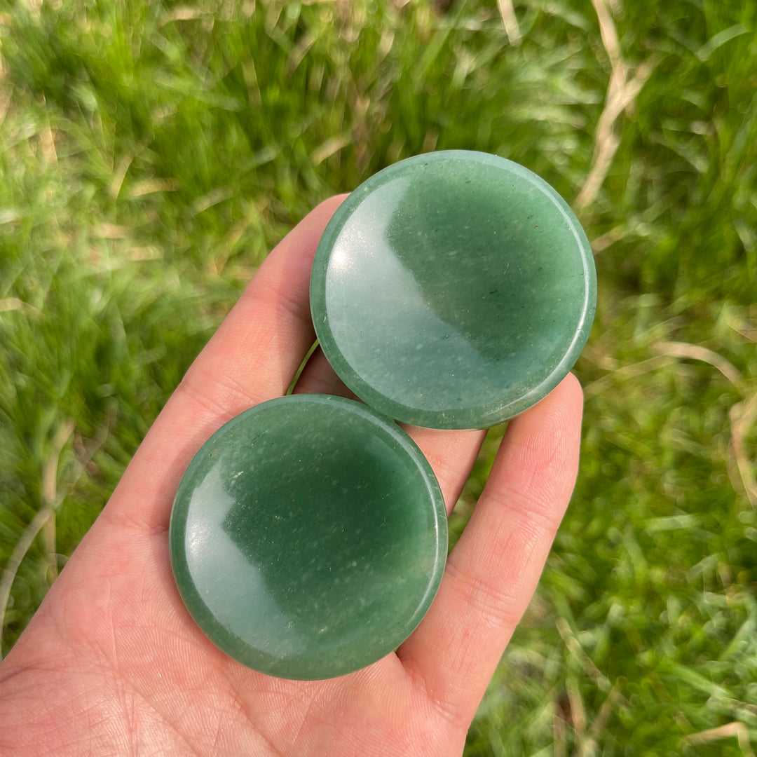 Natural Crystal Green Aventurine Round Bowl