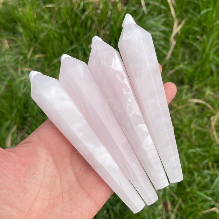 Natural Crystal Pink Calcite Wand