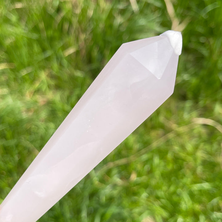 Natural Crystal Pink Calcite Wand