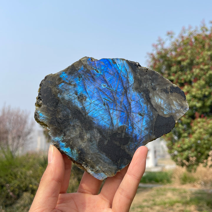 Unique,Natural Labradorite Slice