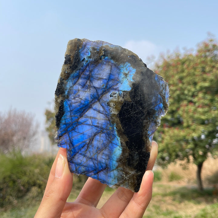 Unique,Natural Labradorite Slice