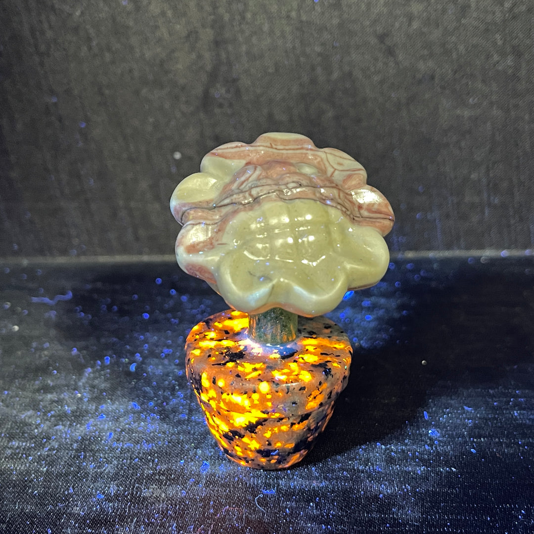 Natural Crystal Sunflower Carving