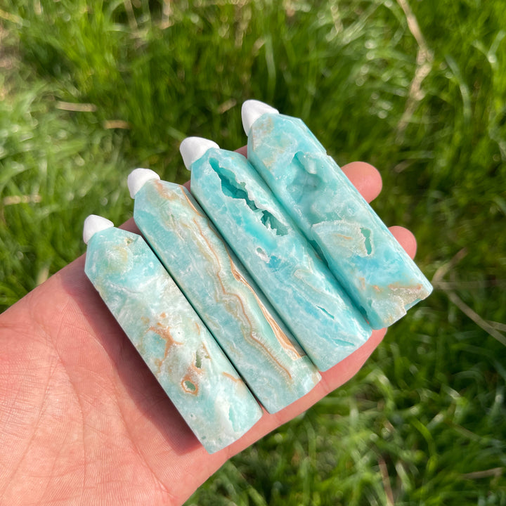 Natural Crystal Hemimorphite Point