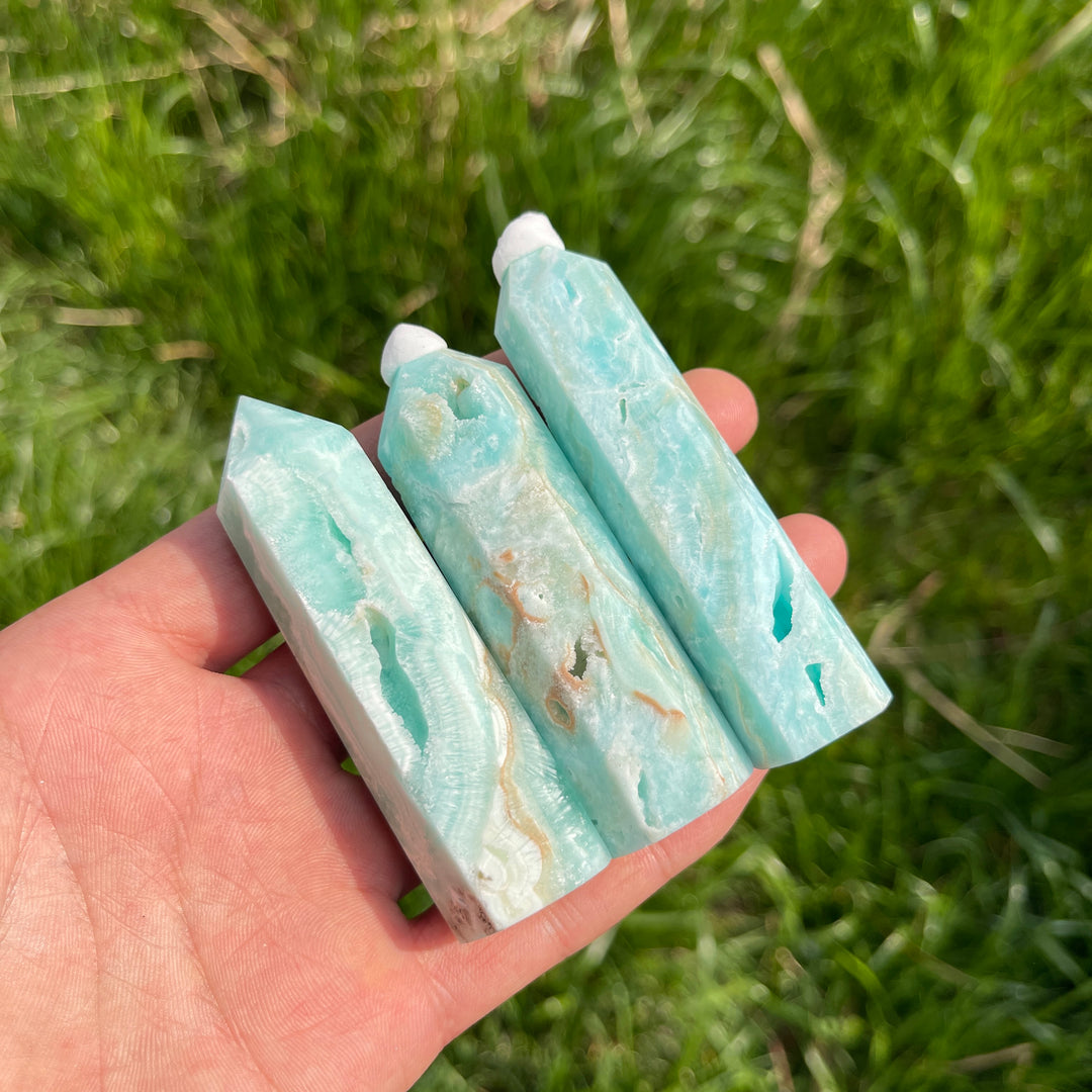 Natural Crystal Hemimorphite Point