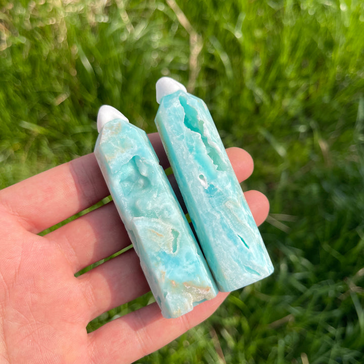 Natural Crystal Hemimorphite Point