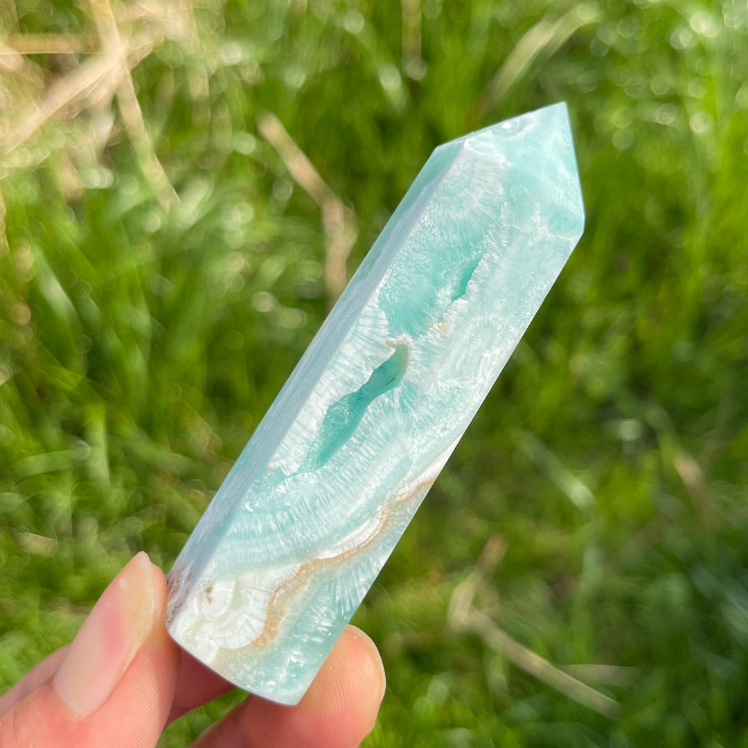Natural Crystal Hemimorphite Point