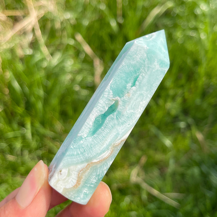 Natural Crystal Hemimorphite Point