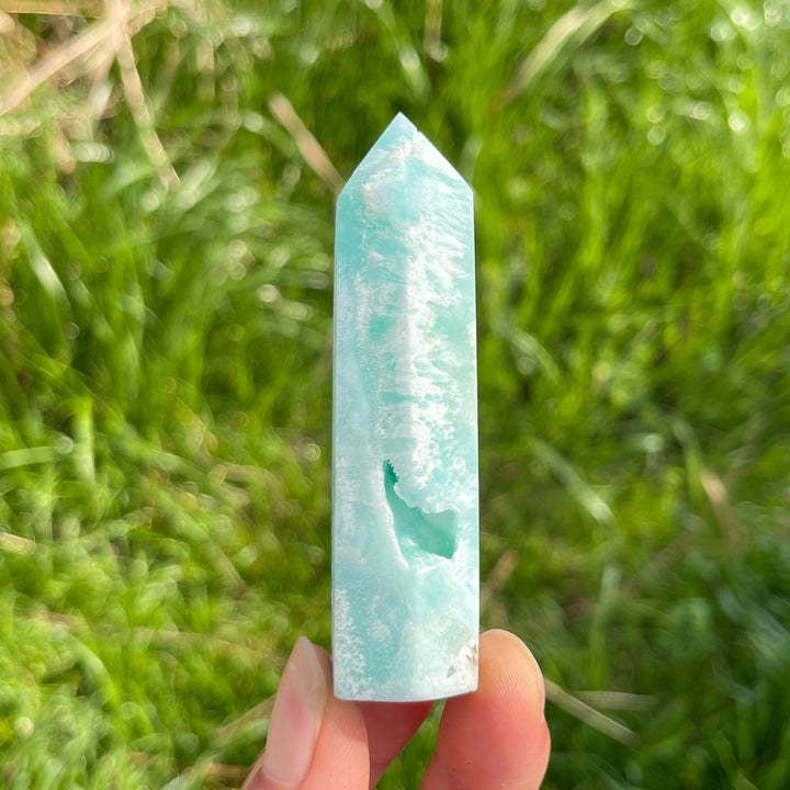 Natural Crystal Hemimorphite Point