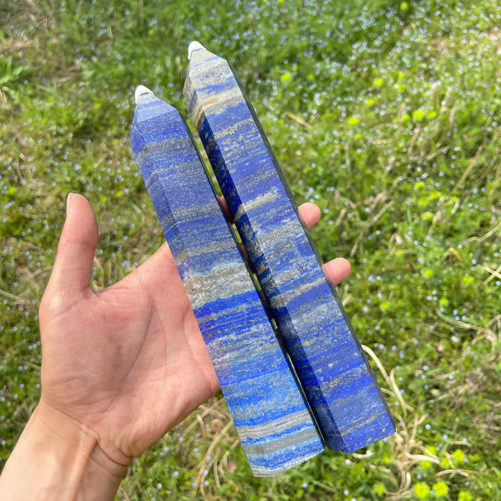 Unique,Natural Crystal Lapis Lazuli Point