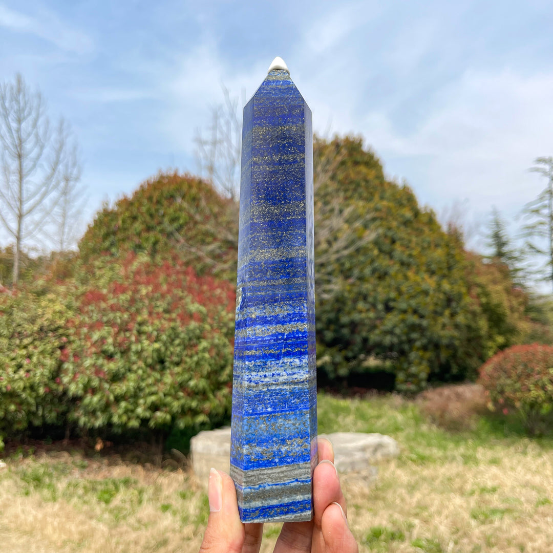 Unique,Natural Crystal Lapis Lazuli Point