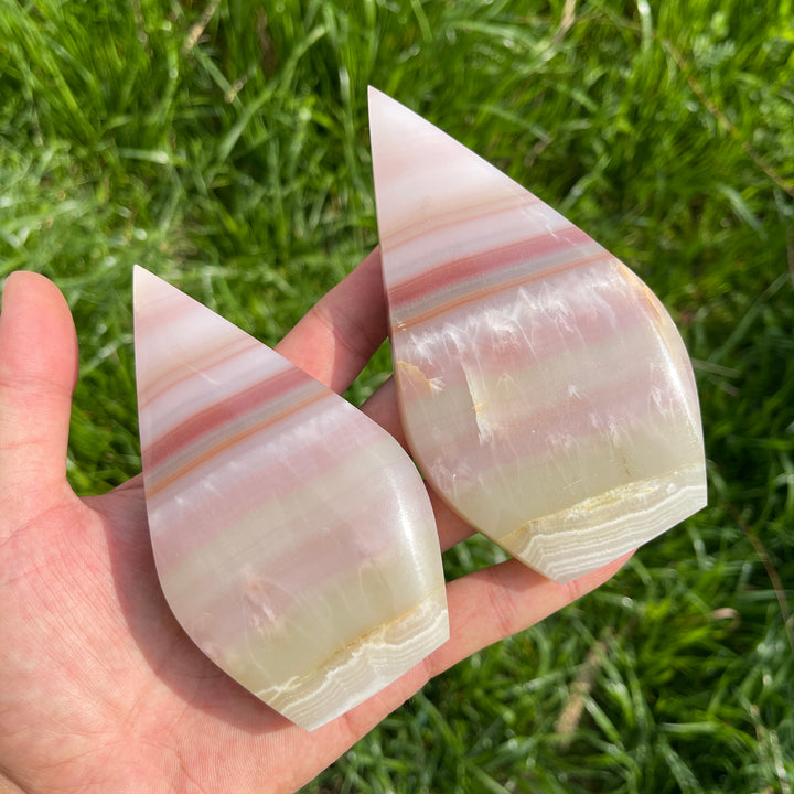 Natural Crystal Calcite Teardrop