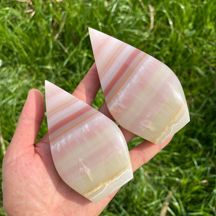 Natural Crystal Calcite Teardrop