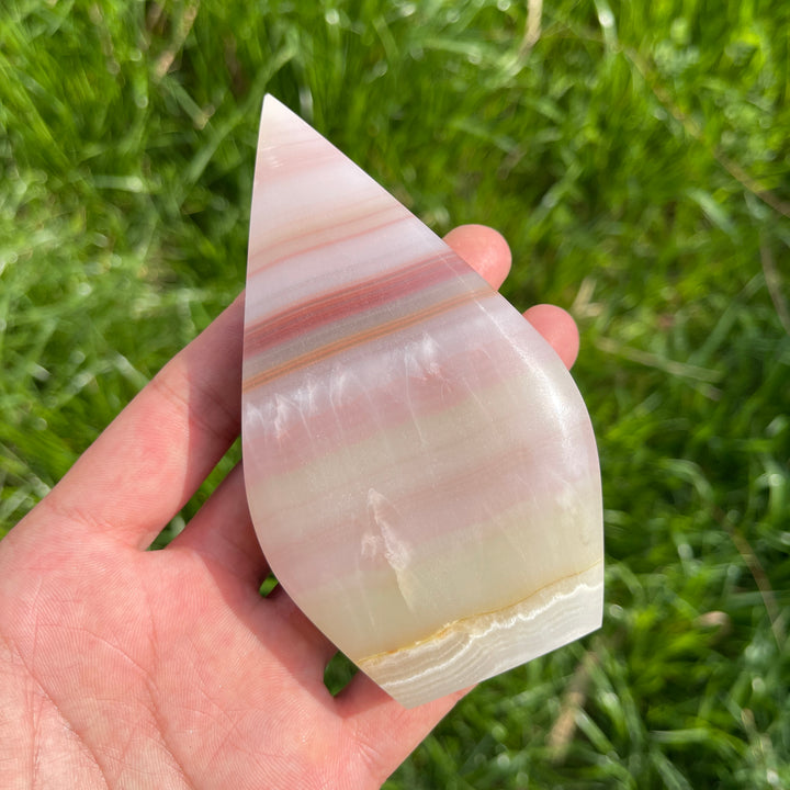 Natural Crystal Calcite Teardrop