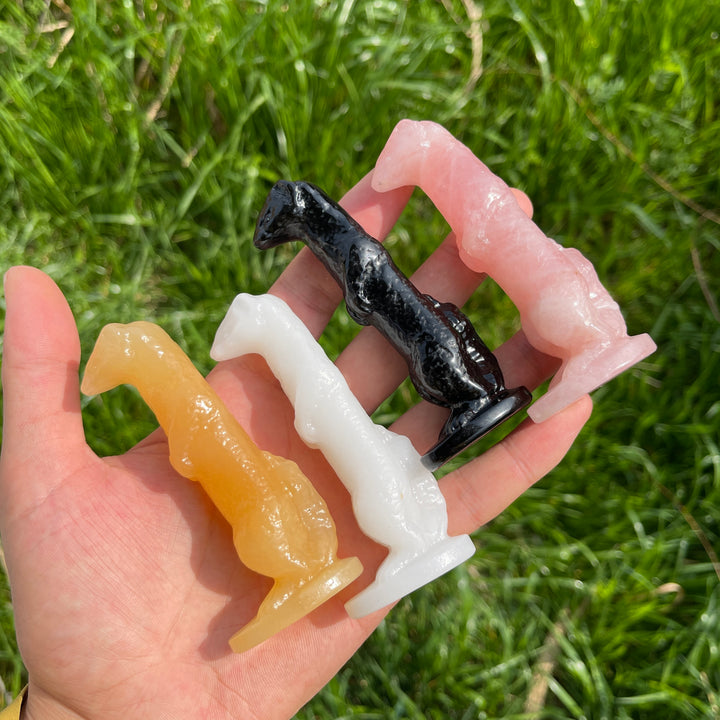 Natural Crystal Meerkat Carving