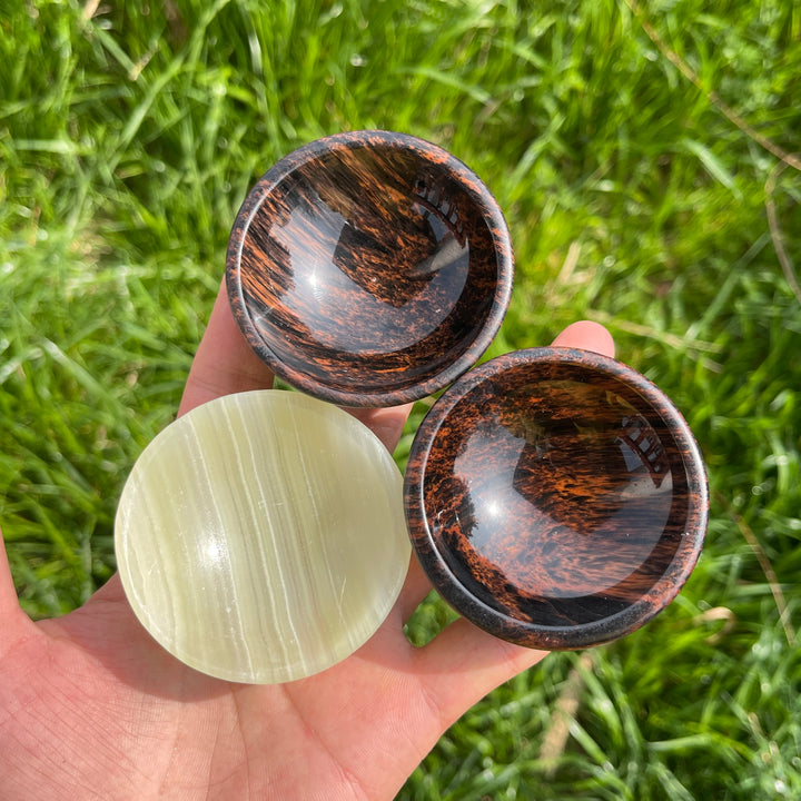 Natural Crystal Small Offering Bowl