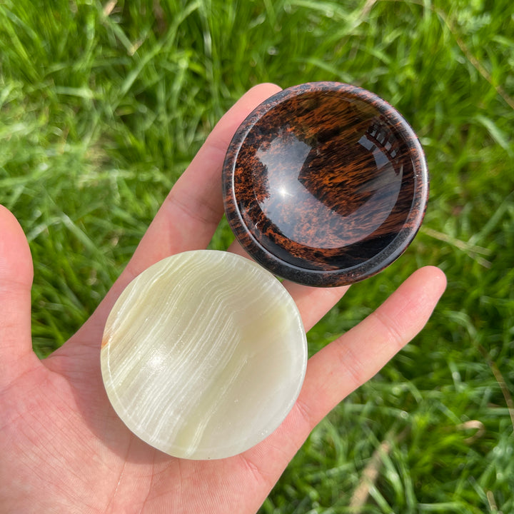 Natural Crystal Small Offering Bowl