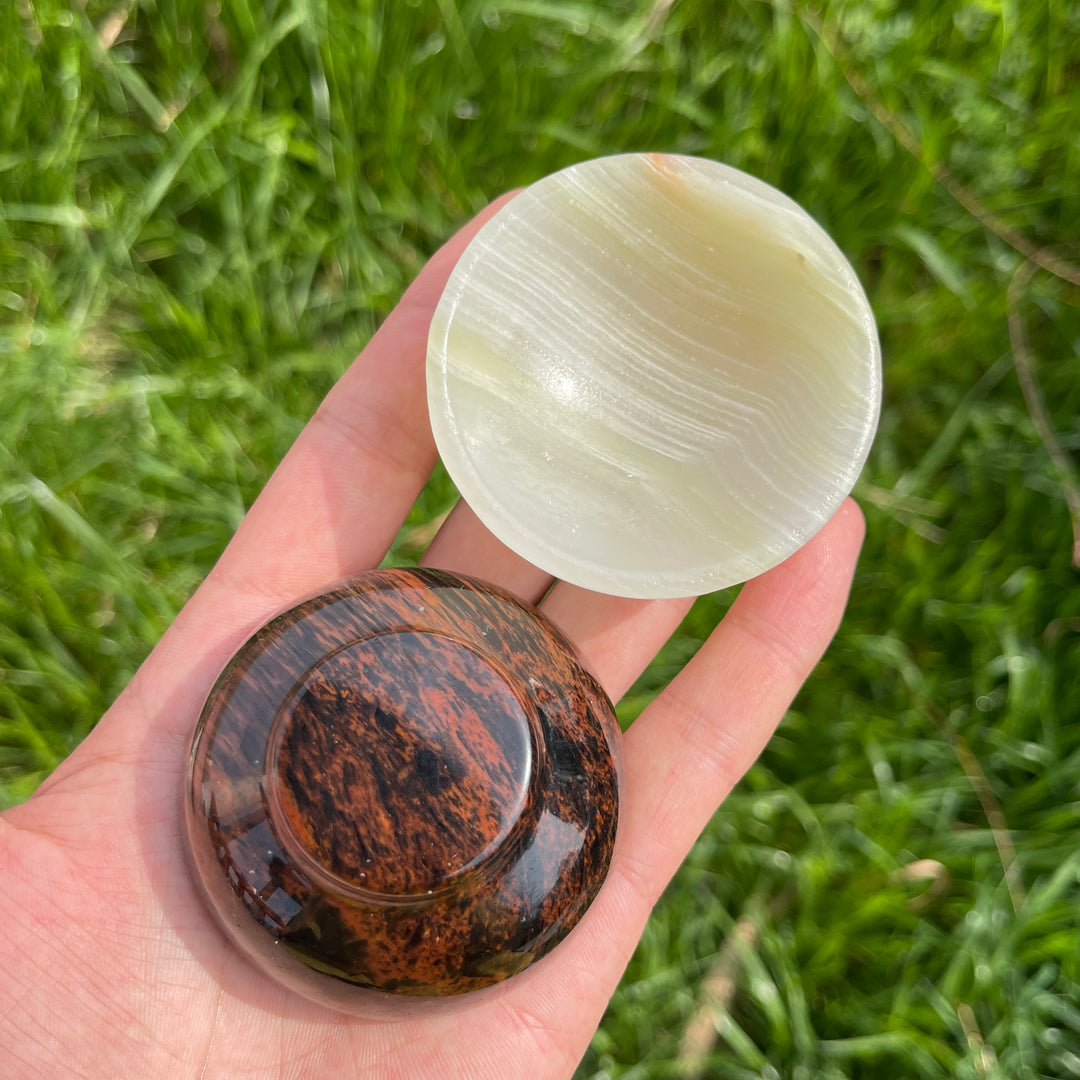 Natural Crystal Small Offering Bowl