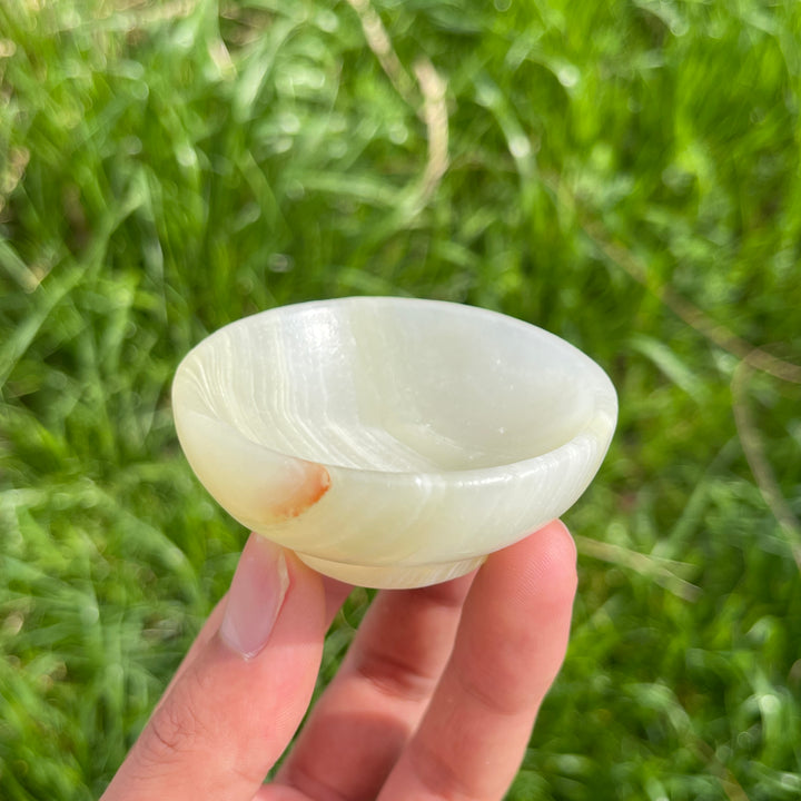 Natural Crystal Small Offering Bowl