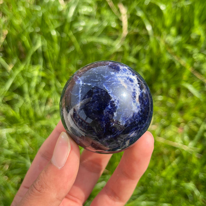 Natural Sodalite Crystal Sphere