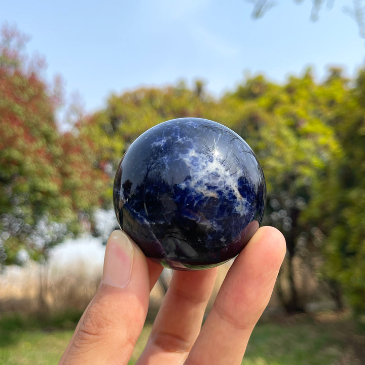 Natural Sodalite Crystal Sphere