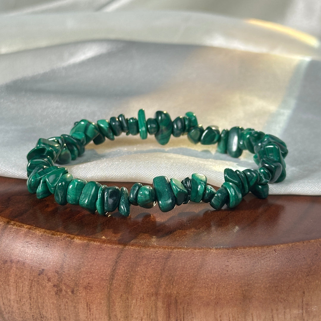 Natural Gemstone Elastic Stretch Crystal Mixed Chips Bracelet Bracelet