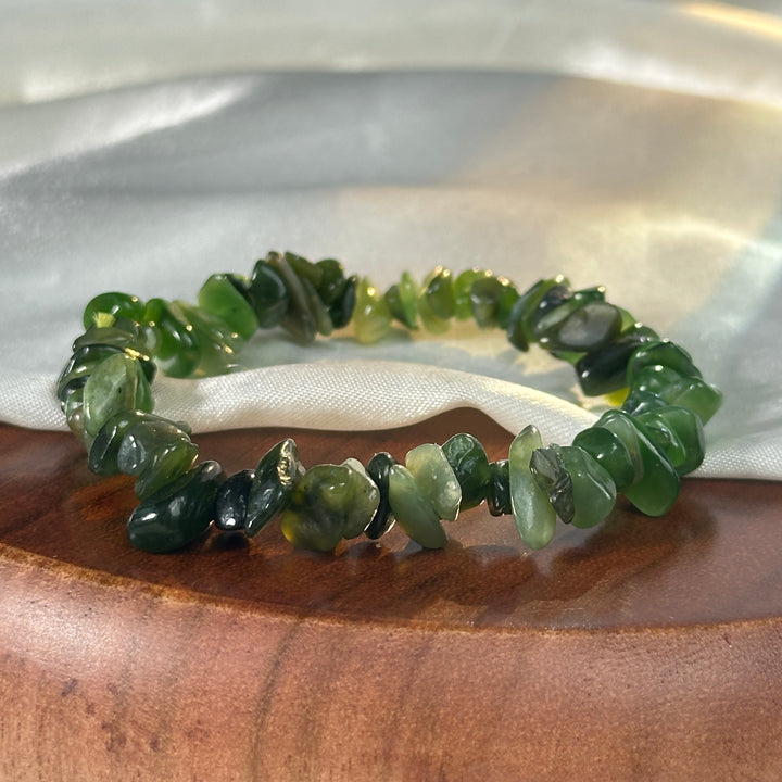 Natural Gemstone Elastic Stretch Crystal Mixed Chips Bracelet Bracelet
